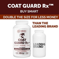 Extra Large. 2 Lbs. Coat Guard Rx™ Daily Preventative Powder for Horses – Coat a