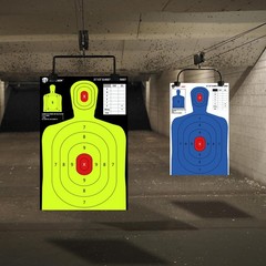 Atflbox 5-Color Silhouette Paper Target for The Range, 23X35 inch High Colors