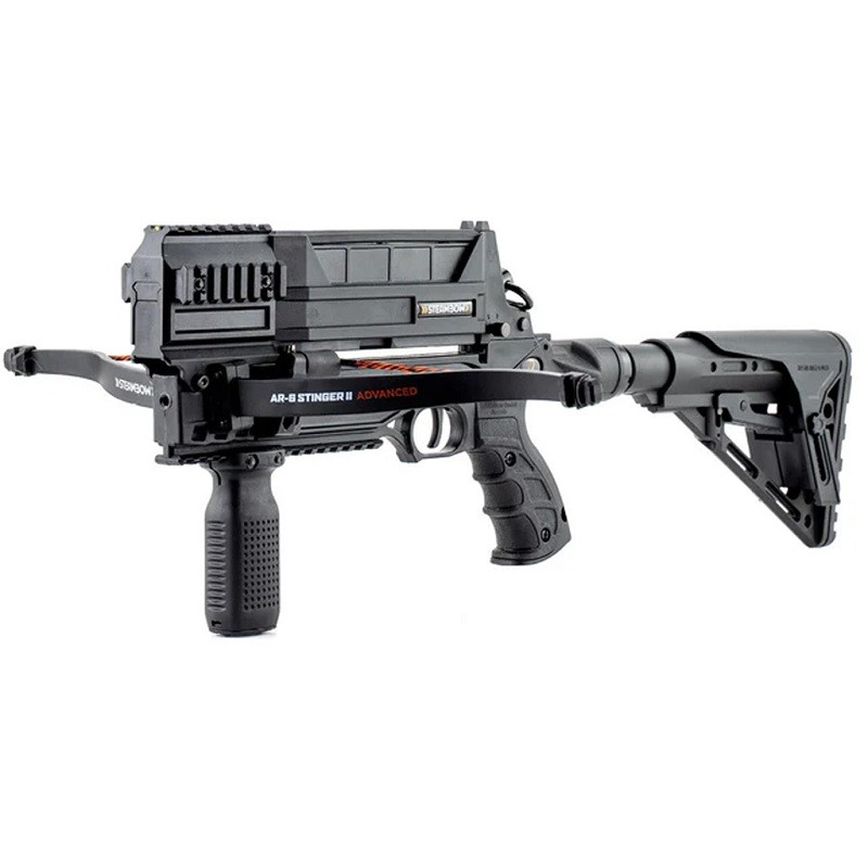 Steambow M10 Tactical Crossbow, Repeating Hunting Crossbow with 10-Shot Magazine