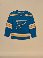 NHL Hockey Jersey Die Cut Stickers