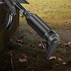 PINTY .22 PCP Pellet Air Rifle for Adult Single Shot Airgun with Tactical Bipod