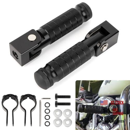 Universal M8 Motorcycle Foot Pegs – 90 Degree Foldable Footpegs CNC Anti-Skid