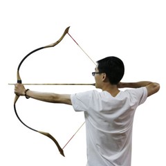 30-50lbs Archery Traditional Recurve Bow Mongolian Horse Bow Hunting Shooting