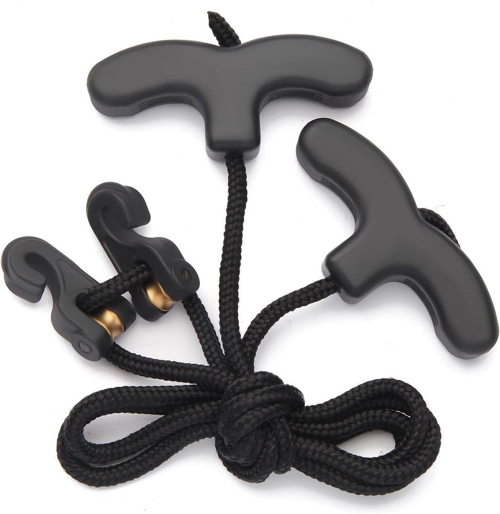 Crossbow Cocking Rope Device Pull Cord Double Handle String Puller Aid Tool