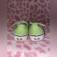 Grunge retro Vans Lime Green Sneakers men’s size 6 shoes
