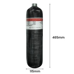 TUXING pcp Air Tank 4500psi 3L/183CI Carbon Fiber HPA Tank with Filling Station