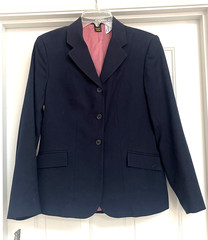 NWT Devon-aire Equi-fit Navy Blue English Horse Riding Show Hunt Coat Womens 6-8