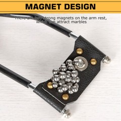 Professional High Velocity Catapult Wrist Rocket Hunting Slingshot +Rubber Band