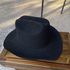 Vintage Larry Mahan’s By Milano Hat Co Fur Hat W Case Size 7 5/8 Made In The USA
