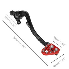 CNC Motorcycle Rear Foot Brake Pedal Lever Unfolding 7075 Aluminum Alloy