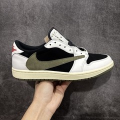 AJ 1 Retro Low OG SP Travis Scott Olive DZ4137-106 Men’s Shoe Sizes 4-13