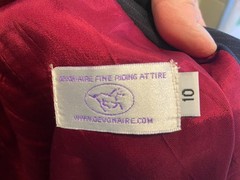 Devon Aire Hunt Coat, Size 10