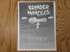 Action Products Funder Wheels Mini Car Go-Kart Owner’s Manual – Reprint