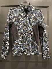 Kerrits Small 1/4 Zip Floral Long Sleeve Riding Shirt