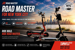 Electric Scooter for Adults, 2000W Motor, 48V 20.8Ah Battery, 40 Miles Range
