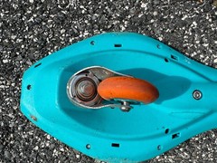 Razor RipStik Classic Board Carving Skateboard 360° Wheels Kids Blue Orange
