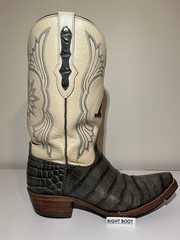 Black Jack Hand Made (USA) American Alligator Boots 8.5D