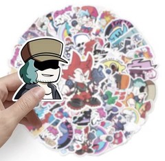 Friday Night Funkin Sticker Pack 50pcs FNF Vinyl Stickers Laptop FREE SHIPPING