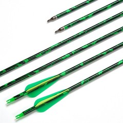 12x 30″ Carbon Archery Hunting Arrow Target SP500 for Compound&Recurve Bow Shoot