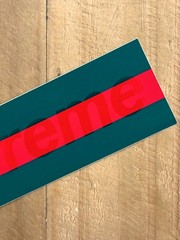 Supreme x Gucci Box Logo Sticker Green (2001)
