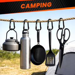Carabiner Clip,Heavy Duty Carabiners 900Lbs-1543Lbs,Multipurpose for Camping Ess