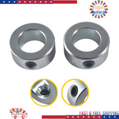 3/4″ Bore Solid Steel Zinc Plated Shaft Collars Set Screw Style (2PCS) NEW