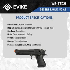 Evike Airguns – KWC P08 Luger CO2 Powered 4.5mm Air Pistol