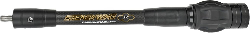 AMEYXGS Archery Bow Stabilizer for Compound Bow, 3K Carbon Fiber 6″, 8″, 10″, 12