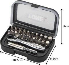 TONE bit ratchet set bit 6.35 mm Contents 22 points BRS20 From Japan