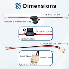 24 Volt 9 Ah Battery Pack with Harness for Razor Ground Force Drifter Go-Kart