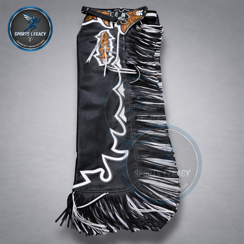 Rodeo Leather Bull Riding Chaps | Western Cowboy Rodeo Gear – Custom Design