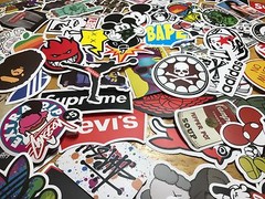 100 Skateboard Stickers bomb Vinyl Laptop Luggage Decals Dope Sticker Lot best