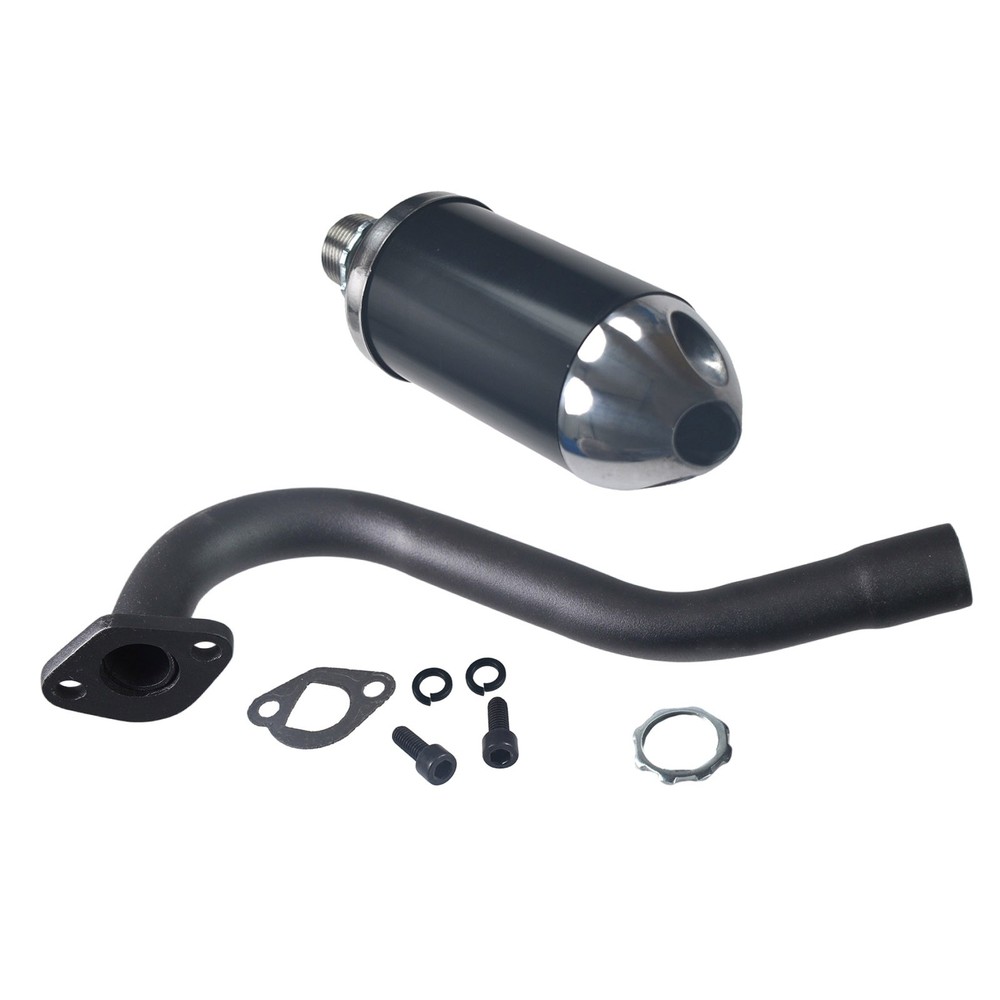 Exhaust Header Pipe with Muffler Silencer for Predator 196cc 212cc GX160 GX200