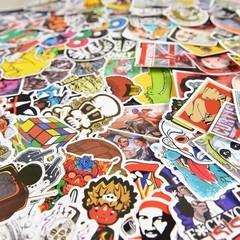 100/200/300/400 Random Skateboard Stickers bomb Laptop Luggage Decals Dope Lot