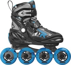Roces Moody Boy Black & Astro Blue Inline Skates