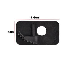 10 PCS Archery Arrow Rest Plastic Self-Adhesive Recurve Bow Right Hand Target