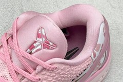 N K Kobe 6 Protro New Pink Cherry Blossom Pink Black PE2025-108 Men’s Size 4-14