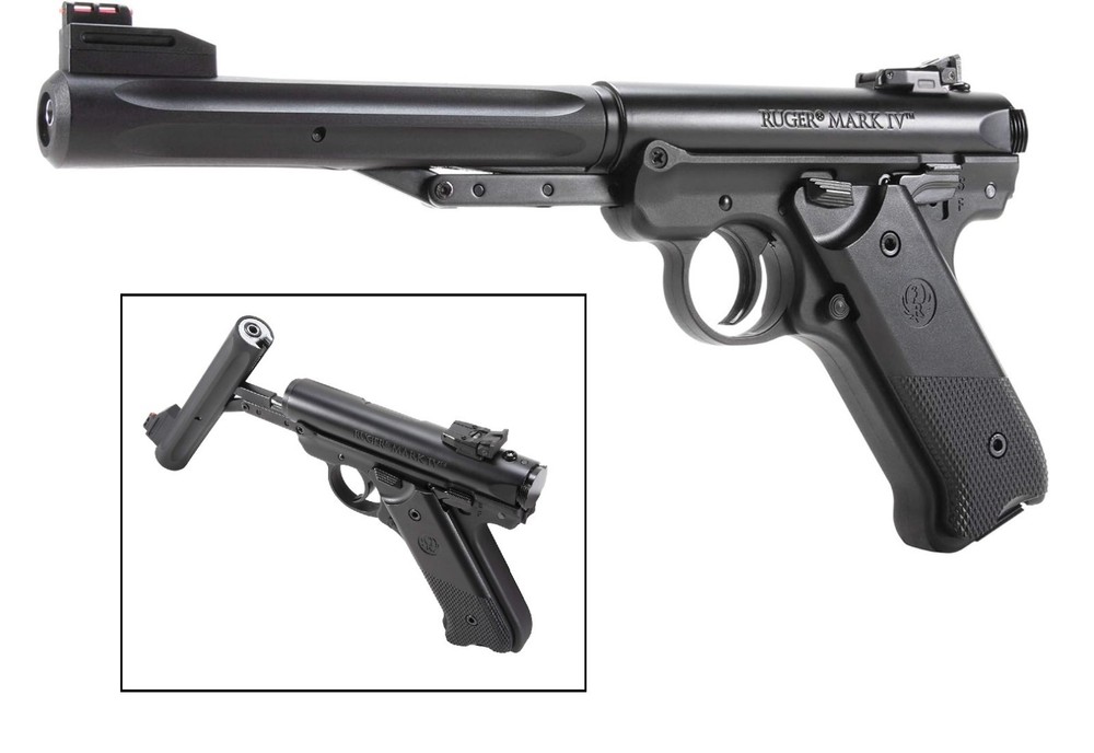 RUGER Mark IV Black Synthetic .177 Caliber Break-Barrel Air Gun Pellet Pistol