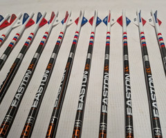 USA! Easton 6.5 Hunter Classic 300 Carbon Arrows Custom Dip/Crest & Blazer Vanes