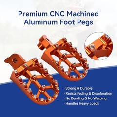 CNC Aluminum Foot Pegs Compatible with Tuttio Soleil01 Electric Dirt Bike