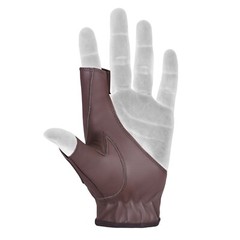 Archery Bow Leather Glove left hand Glove Black ,Brown ,Dark brown ,Beige