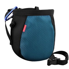 Climbing Chalk Bag, No Leak Drawstring Chalk Bag with Adjustable Belt, Carabi…