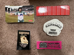 Supreme Assorted Stickers Lot of 5 + 2 random free stickers (Multiple Bundles)
