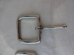Pair Flank Roller Buckles 1 3/4″ Saddle Cinch Horse Stainless Steel #995 Tack Nw