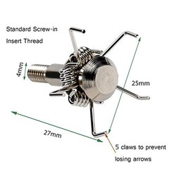 100/125 Grain Small Game Broadheads 12PK Judo Points Small Game 100 Grain Mixed
