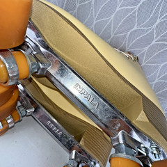 IMPALA Roller Skates Quad Women’s Size 11 Mimosa Indoor Tan Orange Derby Skates