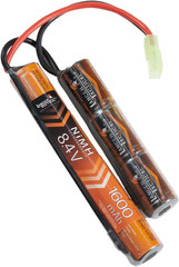 8.4V 1600Mah Nimh Nunchuck Airsoft Battery, Stick/Butterfly Pack with Mini Tamiy