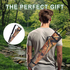 Archery Quiver Back and Hip Quivers Adjustable Arrow Backpack Bag Holder Side Hi