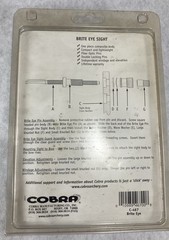 Cobra Brite Eye Fiber Optic Pin Sight C-467 Archery 3 Color Pins
