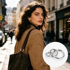 Durable 16 Pcs Zinc Alloy Round Carabiner Clips – Ideal for DIY and Outdoor Use